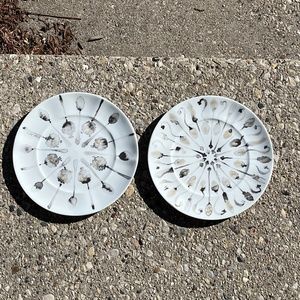 NWT 2 pc Set Anthropologie Bridget Davies Salad Plate Spoon Fork Heavy Metal NEW